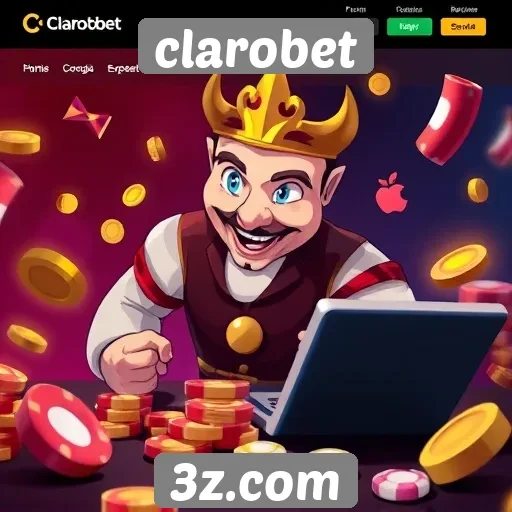 Análise das funcionalidades do site de jogos clarobet
